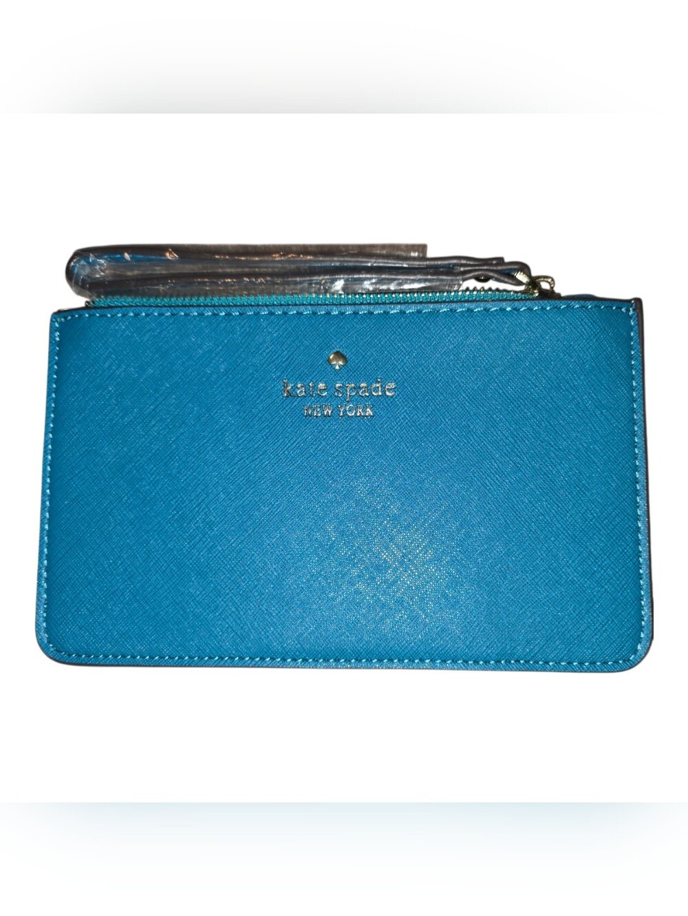 Kate Spade New York Turquoise Zip Wallet